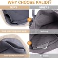 thumbnail image 6 of CNV Corduroy Tote Bag, Large Messenger Bag Shoulder Hobo Anti Splash Crossbody Zipper Bag Casual Work Shopping Women, 6 of 15