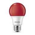 thumbnail image 3 of Philips LED 60W A19 E26 8W A-Line Light Bulb, Red, 3 of 4