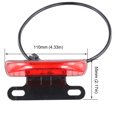 thumbnail image 4 of Luz trasera de bicicleta eléctrica DC 36-60V luz de freno de bicicleta accesorios de ciclismo ultrabrillantes, 4 of 9