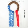 thumbnail image 3 of 4th of July PALIFEUR Wreath, 27.55 Inch Patriotic Wreaths for Front Door, Artificial Floral Spring Wreaths Decorations for Memorial Day Independence Day Veterans Day, Red Blue White, 3 of 7