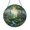 Acrylic 3.5 Inch, variant on Round Forest Stained Glass Window Suncatcher, Stream Landscape Design for Calm Woodland Home Accent