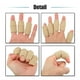 thumbnail image 5 of Mangas Transpirables Unique Bargains para los Dedos Soportes para Pulgares Beige 10 Piezas, 5 of 6