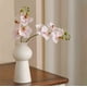 thumbnail image 3 of Flores artificiales de Phalaenopsis rosadas individuales, arreglos florales decorativos for sala de estar., 3 of 6