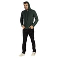 thumbnail image 2 of Inkmeso Solid Winter Hooded Sweatshirt For Mens Long Sleeve Drawstring Pullover Hoodie, 2 of 7