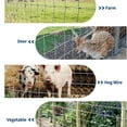 thumbnail image 6 of Riedhoff Farm Fence Panel 5 ft x 164 ft, Galvanized Wire Fencing, Silver, 6 of 7