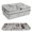 Light gray, variant on 8pcs Felt Desk Drawer Organizer Tray, 4 Sizes Drawer Organizers Set for Office Supplies, Jewelry, Makeup, Cosmetics, Desk & Drawer Storage (Light Gray)
