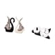 thumbnail image 5 of Escultura De Cerámica Con Forma De Cisne Y Reloj De Pared Con Forma De Panda, Moderna Y Bonita Decoración Para El Hogar, Para Sala De Estar, Estante, Aniversario, Chimenea., 5 of 8