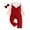 Red, variant on YWIYIUD Baby Girl Clothes Sets Fall Winter Solid Long Sleeve Ruffle Jumpsuit Spaghetti Strap Overall   Headband Toddler Fall Baby Suspender Overalls Outfits InfantGirl Winter Clothing 2-3 Years