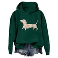 thumbnail image 3 of Womens Hoodies 2026 Lightweight Long Sleeve Casual Pullover Tops Cute Dog Print Crewneck Fall Casual Sweatshirts, 3 of 3