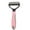 Pink, variant on AMERTEER Dematting Comb Tool for Dogs Cats Pet Grooming Undercoat Rake with Dual Side - Gently Removes Undercoat Knots Mats