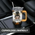 thumbnail image 7 of Pumpkin Cool Girl 40 Oz Tumbler with Handle Lid and Straw, Stainless Steel Double Walled Vacuum Insulated Cup, Cute Anniversary Wedding Birthday Gifts Tumbler for Women Men Friends Outdoor Indoor, 7 of 7