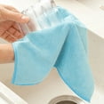 thumbnail image 3 of Moxufan Microfiber Cleaning Cloth 9 Colors Absorbent Lint-free Dishcloth with Reinforced Edge Reusable Cleaning Rags for Housekeeping Kitchen Car,Red, 3 of 8