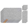 thumbnail image 1 of Manteles individuales y posavasos Bolsa para cubiertos Tapetes Gris Gloria manteles individuales, 1 of 8