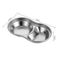 thumbnail image 2 of Plat de Trempage en Acier Inoxydable à Double Grille pour Assaisonnement et Sushi, 2 of 5