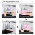 thumbnail image 5 of Yayeee Faucet Mat for Kitchen Sink 30" Diatomite Long Splash Guard Pad, Pink Halloween, 5 of 7