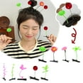 thumbnail image 3 of Bean Sprout Hair Clips Funny Plant Hairpins,Mixed Flower Butterfly Mushroom Hair Little Barrette Accessories Grass, 3 of 9