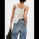 thumbnail image 5 of Camiseta Sin Mangas con Ribete de Encaje para Mujer, Estilo Y2K, con Lazo Frontal, Semitransparente, , Sin Mangas, con Cuello Redondo y Holgada. S, 5 of 10