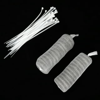 Shappy iSH09-M672404mn 24 Pieces Washing Machine Lint Traps and Cable Ties  Set 6 Nylon Mesh Lint Trap for Washing Machine Discharge Hoses Washer Hose