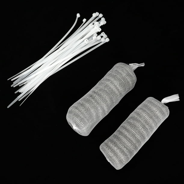 With 24Pcs Cable Ties Washer Hose Filter, Durable 24Pcs Lint Traps, for