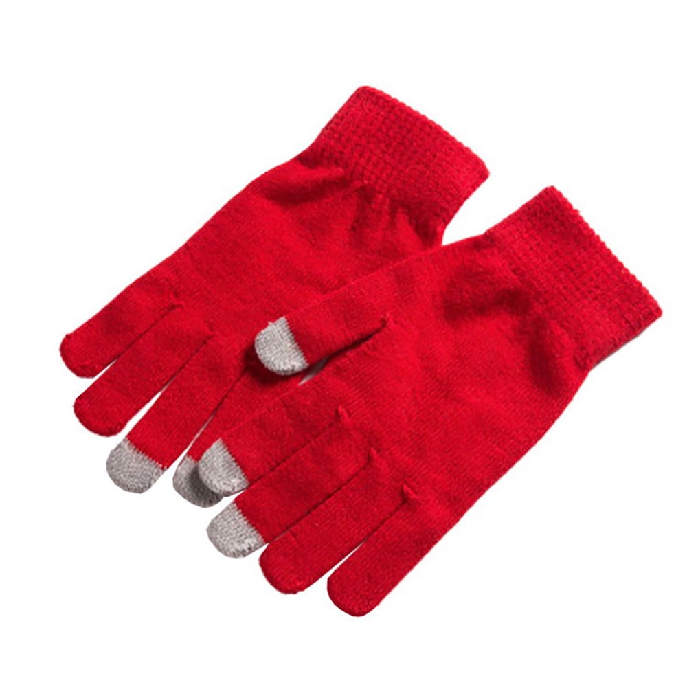 Full Finger Winter Mittens Cotton Touch Screen Gloves For Smart Phone Tablet 