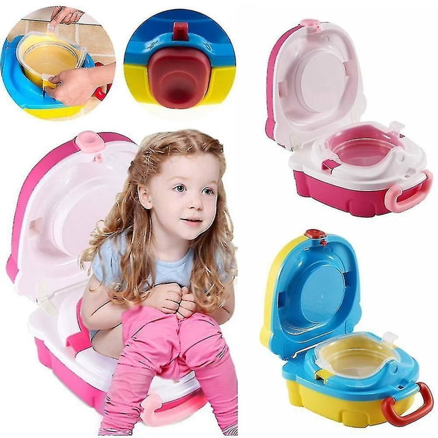 Asientos de inodoro para bebés 2 en 1, entrenador de orinal portátil para niños pequeños