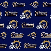 NFL St Louis Rams Cotton Fabric