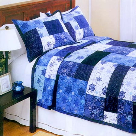 Home Trends Quilt Set, Winter Wonderland Pattern