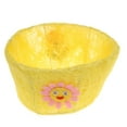 thumbnail image 1 of Cesta de huevos de Pascua hecha a mano con hilo metálico, decoración primaveral, color amarillo, 1 of 9