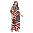 thumbnail image 4 of Oussum Caftan pour Femmes Longue Robe Maxi Caftan Manches 3/4 Robes pour Dames Filles, 4 of 7