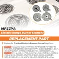 thumbnail image 2 of &atilde;?2026 UPGRADED&atilde;?? MP22YA Electric Range Burner Element Unit Set - Replacement for Ken-more Whirlpool May-tag Hardwick Norge Ranges/Stoves - Incl, 2 of 7