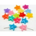 thumbnail image 4 of U8MO 50pcs Mixed Jelly Color Acrylic Various Shape Beads Star Flower Cat Kids Crafts-Cherry 17X15mm, 4 of 8