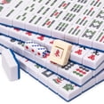 thumbnail image 4 of Mountain Imports "Royal Azure Chinese Mahjong Set with 146 Medium Tiles and Blue Vinyl Case — for Chinese Style Gameplay Only", 4 of 9