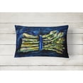 thumbnail image 2 of Carolines Treasures MW1218PW1216 Asperagus Blew Fabric Decorative Pillow  12H x16W multicolor, 2 of 3