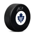 thumbnail image 1 of Mike Johnson Autographié Toronto Maple Leafs Retro Logo Rondelle, 1 of 2