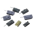thumbnail image 2 of 16pieces 1:72 Scale Assemble Tank Kits DIY Battle Tank Puzzle Collections Sand Table Hobby Building Model Ornaments Hugo Juego de tanques, 2 of 10