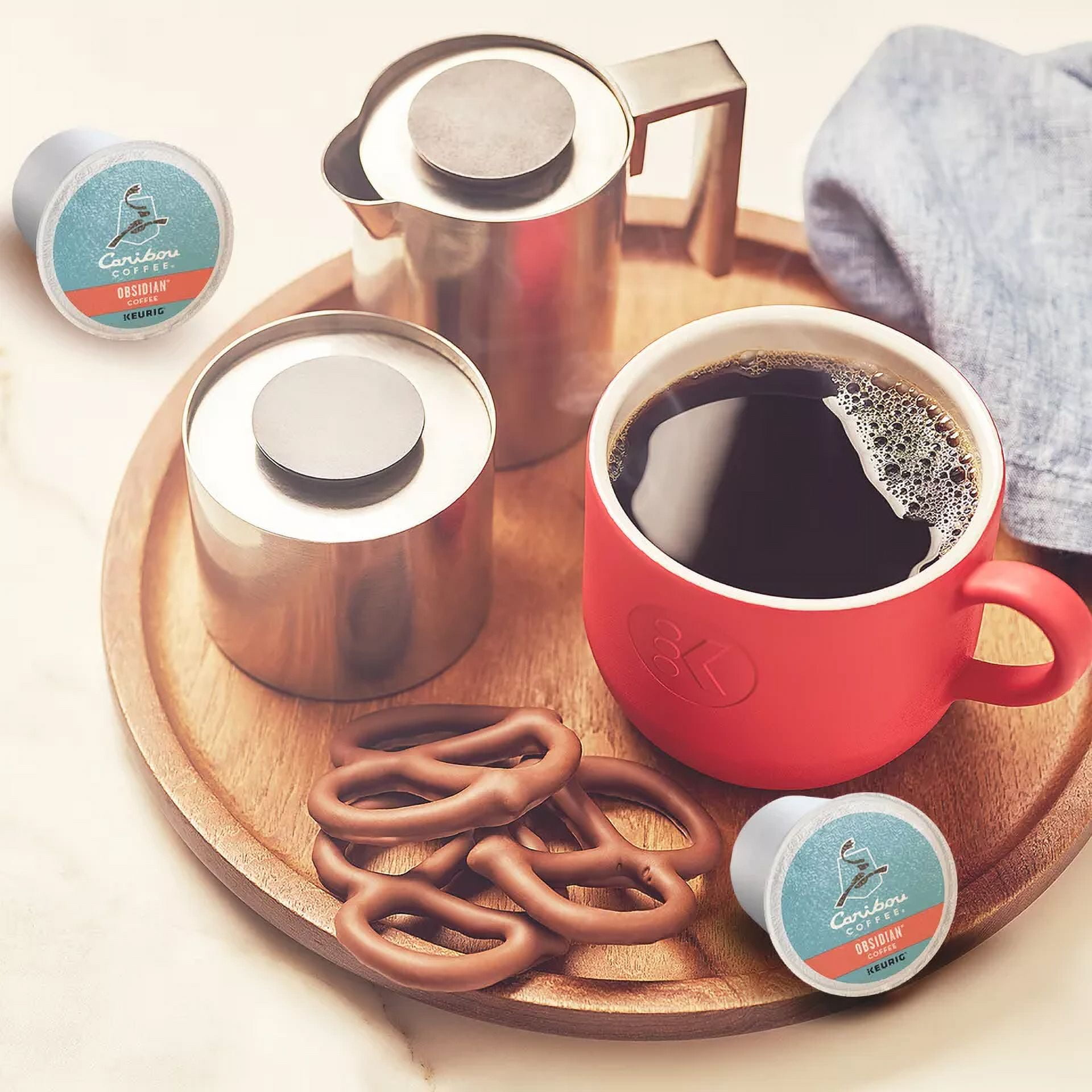 Caribou Coffee Obsidian 24 K-Cups, Medium Roast
