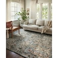 thumbnail image 6 of Loloi Saban SAB-04 Oriental Blue / Sand Area Rug 5'-3" x 7'-6", 6 of 6