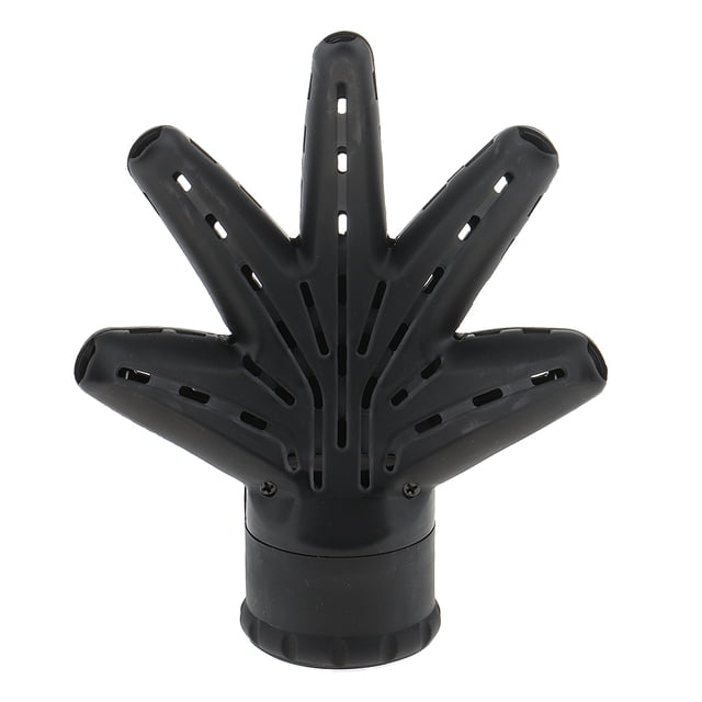 Difusor de Pelo Forma de Mano Universal Sunnimix Difusor de secador de pelo Color Negro Tamaño 20 * 16 cm