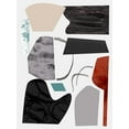 thumbnail image 2 of Wang, Melissa 25x32 Black Ornate Wood Framed with Double Matting Museum Art Print Titled - Underground Shapes V, 2 of 4