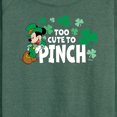 thumbnail image 3 of Disney - Too Cute To Pinch - Women's Lightweight French Terry Long Sleeve Shirt, 3 of 5