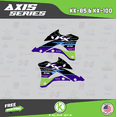 thumbnail image 2 of Kalair GFX Graphics Kit for Kawasaki KX100 (2014-2021) Axis Series, 2 of 5