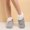 Gray, variant on Girl Boy Sherpa-lined Fuzzy Socks Anti Skid with Grips, Baby Girl Boy Winter Socks Kids Slipper Socks Thickening Snow Socks Plush Warm Non Slip Socks