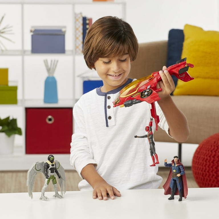 Marvel Spider-Man Jet Set, Includes 3 Figures and Vehicle