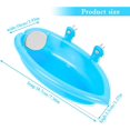 thumbnail image 5 of Baño para pájaros, los baños para loros de 2 piezas son adecuados para pájaros pequeños como loros canarios, los baños para pájaros de plástico tienen un espejo ajustable para atraer la atención del p, 5 of 5