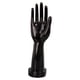 thumbnail image 4 of Exhibidor de mano de maniquí, regalos, anillo, resistente, organizador de joyas para práctica de manicura Derecha negra, 4 of 9