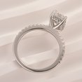thumbnail image 2 of Veda Jewel 1.7 Ct Radiant Cut Hidden Halo Engagement Ring - 14K White Gold Plated Lab-Created Simulated Diamond Ring for Women - Perfect Wedding or Anniversary Gift, 2 of 3