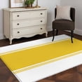 thumbnail image 3 of Yellow Stripes 3x5 Area Rugs for Living Room, Non Slip Floor Mat Washable Low-Profile Indoor Carpet for Bedroom, Dining Room, Bathroom, 3 of 9
