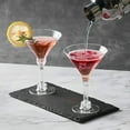 thumbnail image 2 of 36pcs Plastic Martini Glasses Disposable Cocktail Glasses, 5 oz Clear Small Plastic Margarita Glasses, Tall Mini Martini Cups, Plastic Cocktail Cups for Parties Weddings Desserts Champagne Appetizers, 2 of 7