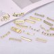 thumbnail image 4 of 2 Pcs Encanto para Agujetas para Zapatillas, Broches Decorativos para Agujetas para Zapatos Casual de Mujeres, Oro (Cinco Anillos), 4 of 7