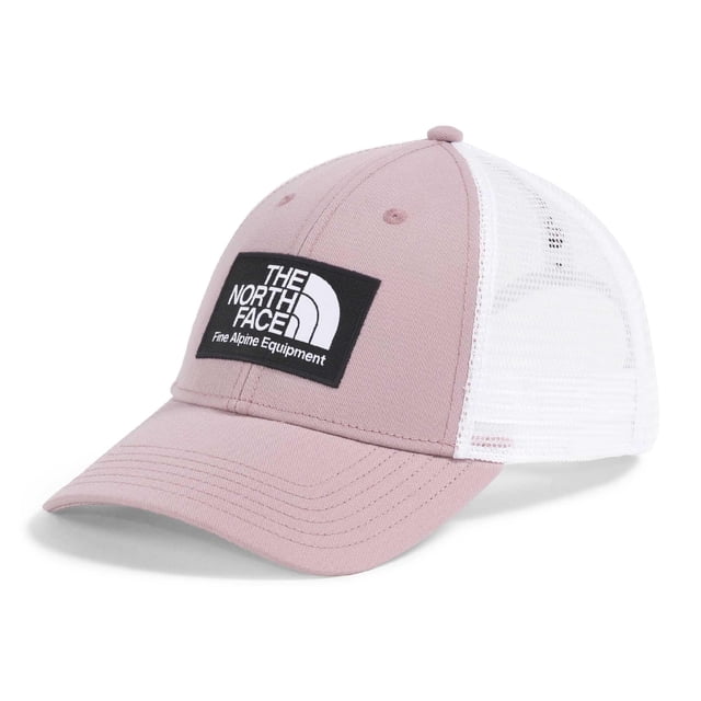 Gorra The North Face Mudder Trucker Snapback Rosa y Blanco